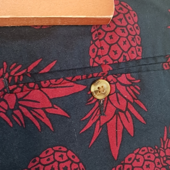 Club Room Chino Shorts Mens NWT Tropical 32W Americana Blue Red - Picture 4 of 8